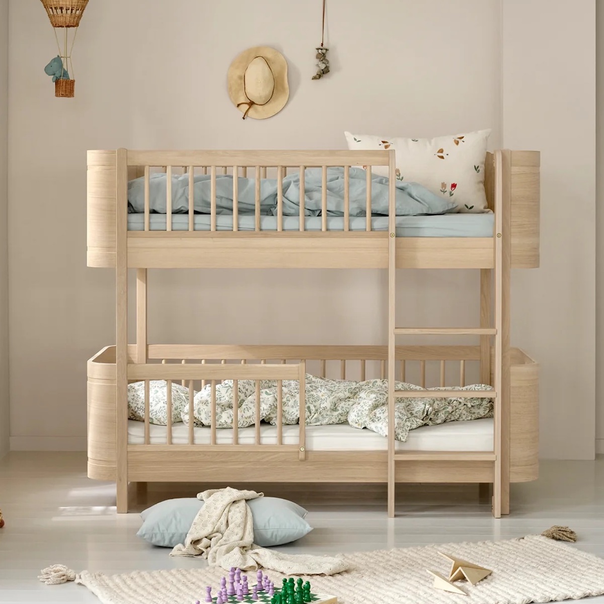 Etagenbett 68x162cm WOOD MINI+ Oliver Furniture Eiche