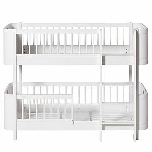 Etagenbett 68x162cm WOOD MINI+ Oliver Furniture Weiß