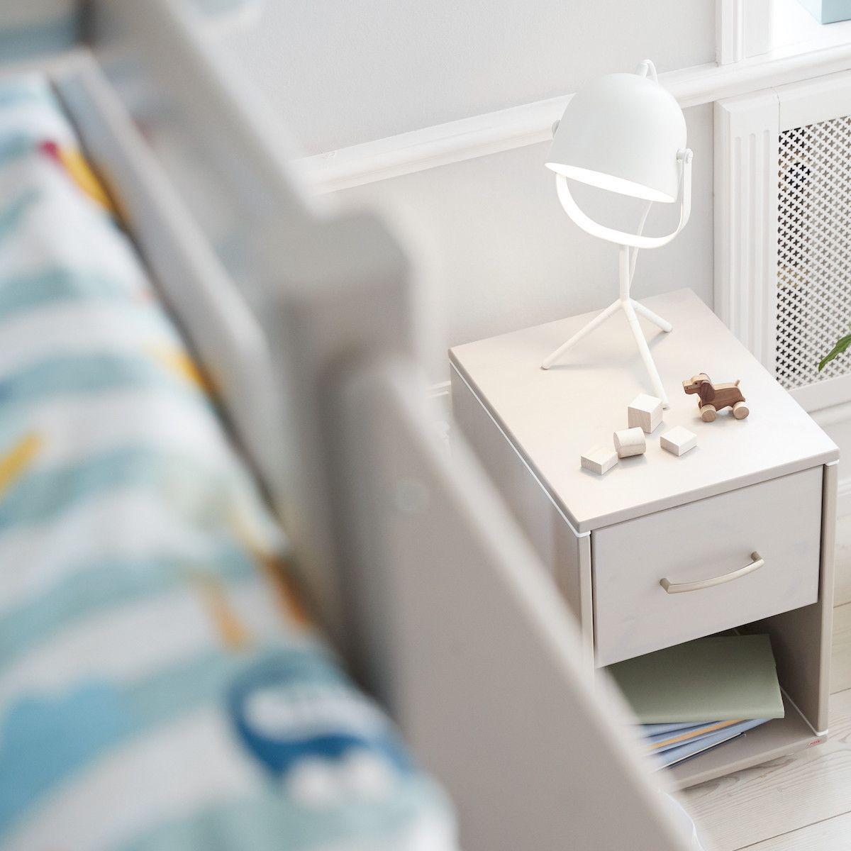 Etagenbett 90-140x200cm Schrägleiter CLASSIC Flexa grey washed