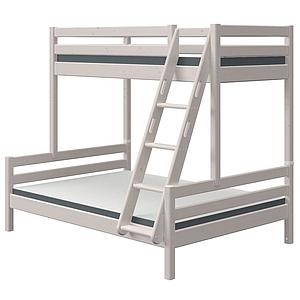 Etagenbett 90-140x200cm Schrägleiter CLASSIC Flexa grey washed