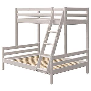 Etagenbett 90-140x200cm Schrägleiter CLASSIC Flexa grey washed