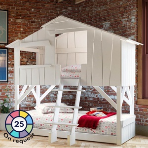 Etagenbett 90x190cm CABANE Mathy by Bols weiß