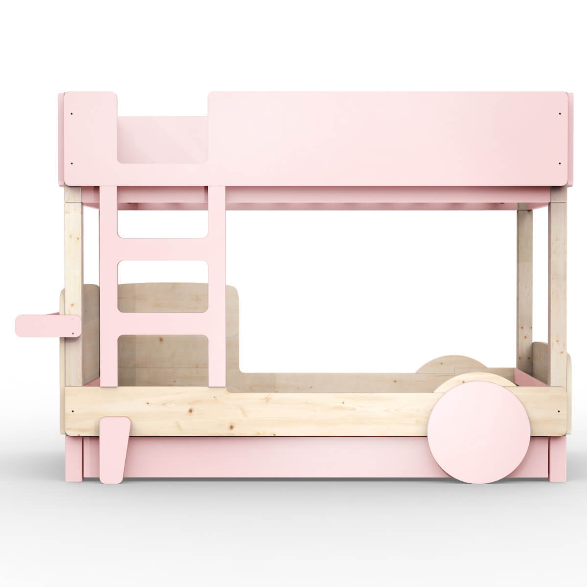 Etagenbett 90x190cm DISCOVERY Mathy by Bols puderrosa