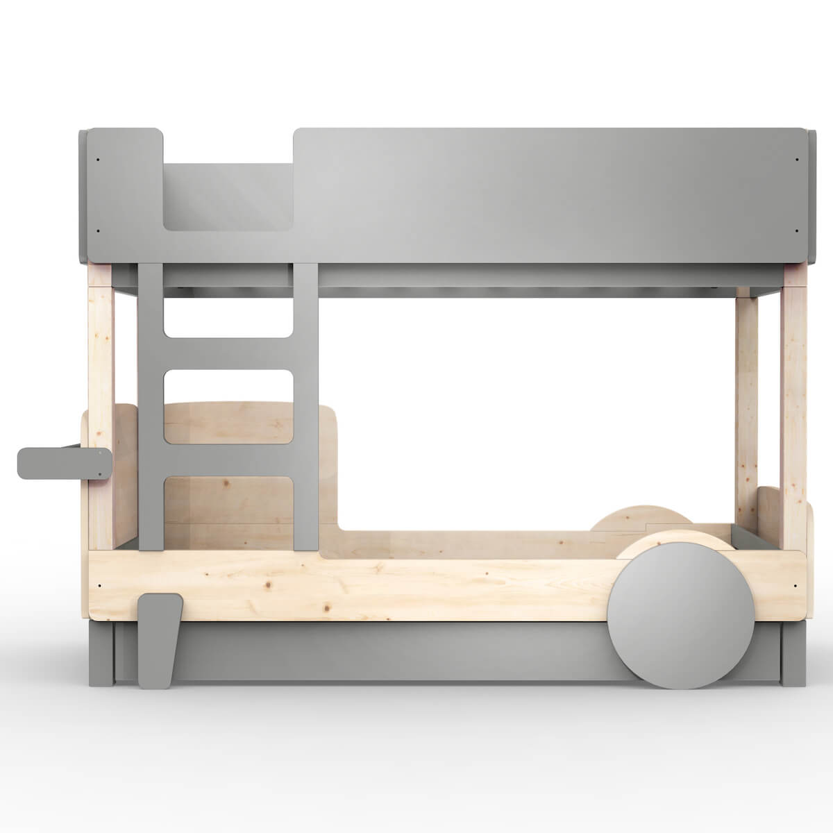 Etagenbett 90x190cm DISCOVERY Mathy by Bols zementgrau