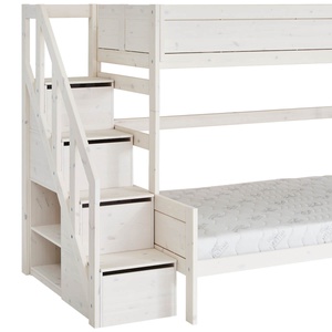 Etagenbett 90x200cm/140x200cm FAMILY Lifetime whitewash
