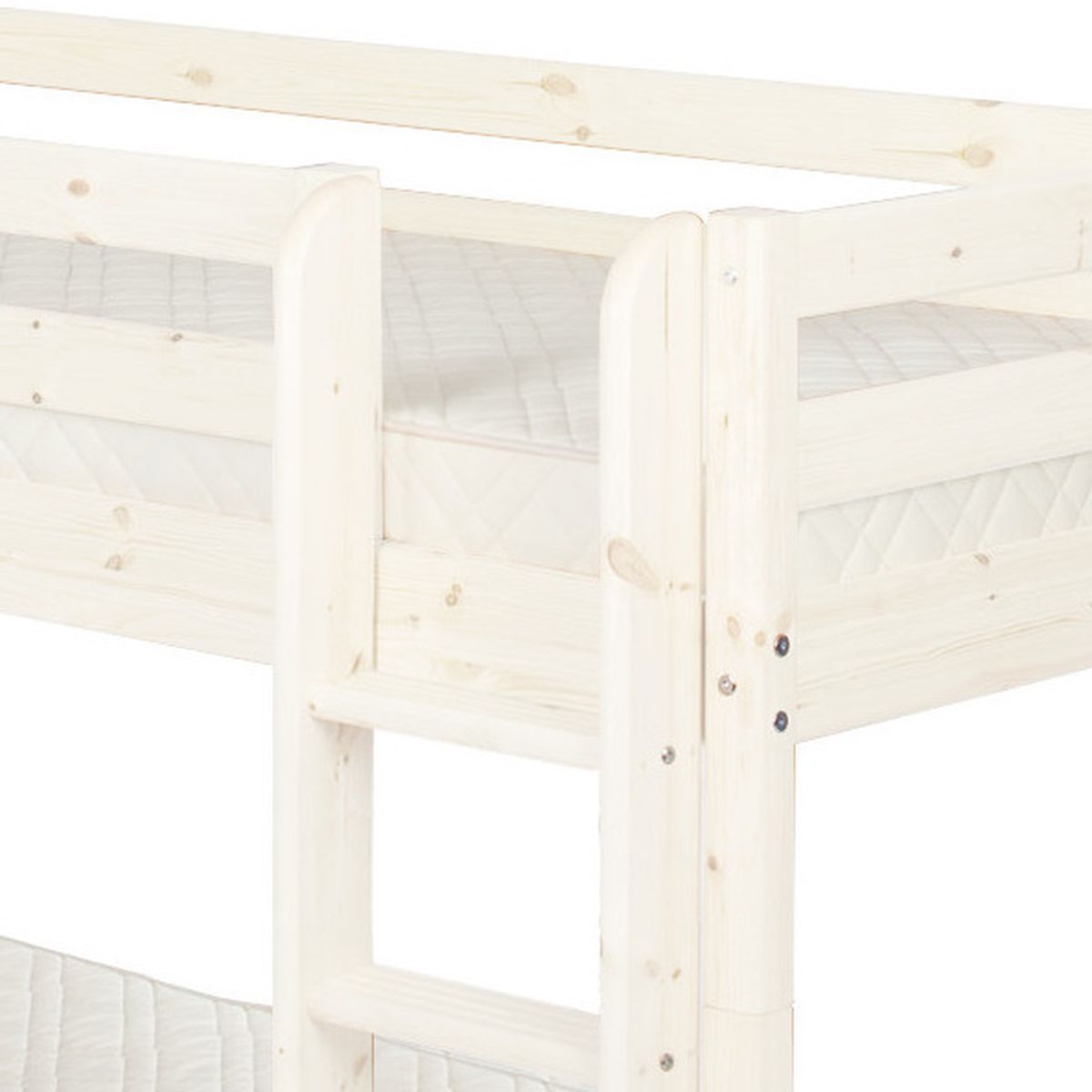 Etagenbett 90x200cm gerade Leiter + 2 Schubladen CLASSIC Flexa natur