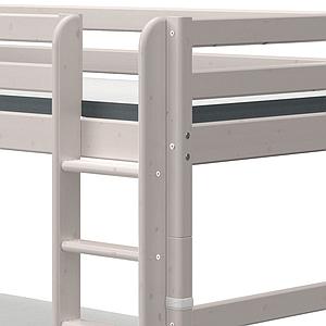 Etagenbett 90x200cm gerade Leiter 2 Schubladen CLASSIC grey washed