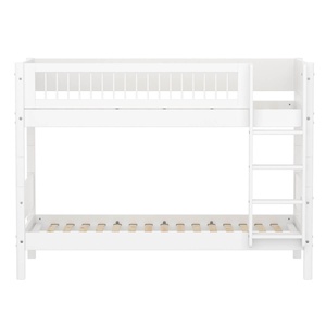 Etagenbett 90x200cm WHITE Flexa Safety rail w Crossbars F.Wht.
