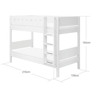 Etagenbett 90x200cm WHITE Flexa weiß-weiß