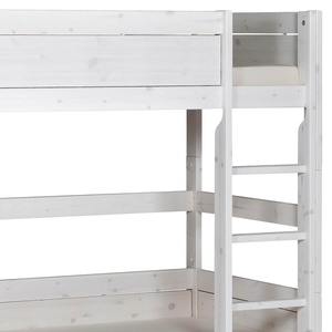 Etagenbett + gerade Leiter 90x200cm Lifetime whitewash