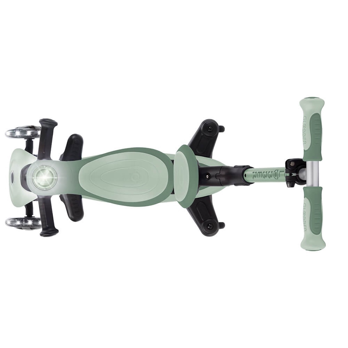 Evolutionärer Roller GO UP BABY LIGHTS 360 Globber sage olive