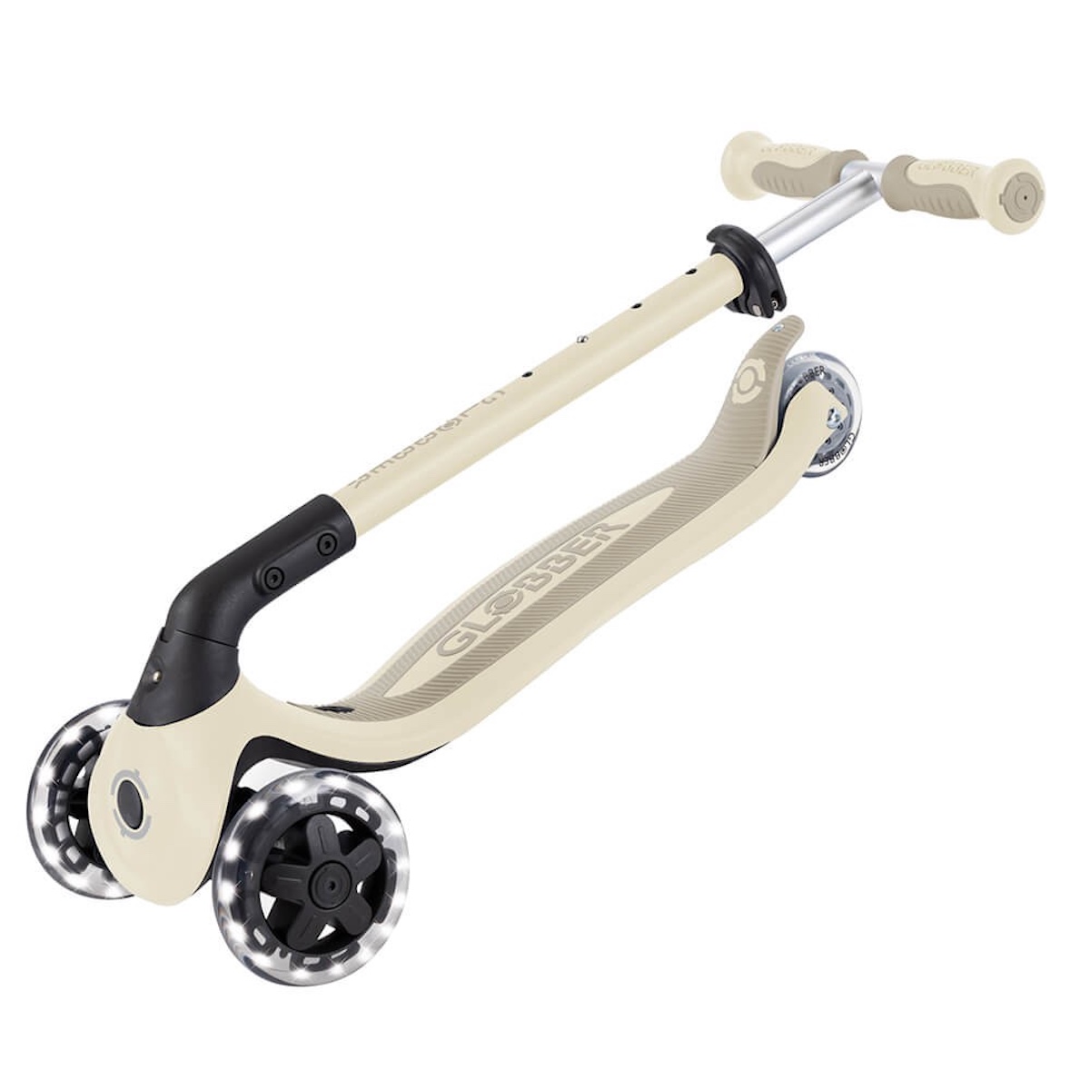 Evolutionärer Scooter GO UP BABY LIGHTS 360 Globber lights taupe