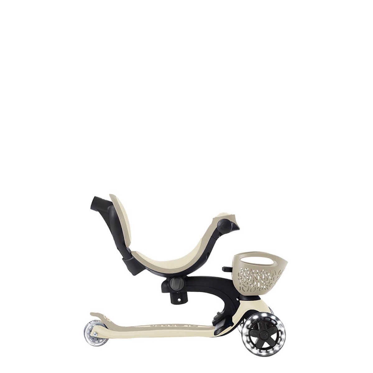 Evolutionärer Scooter GO UP BABY LIGHTS 360 Globber lights taupe