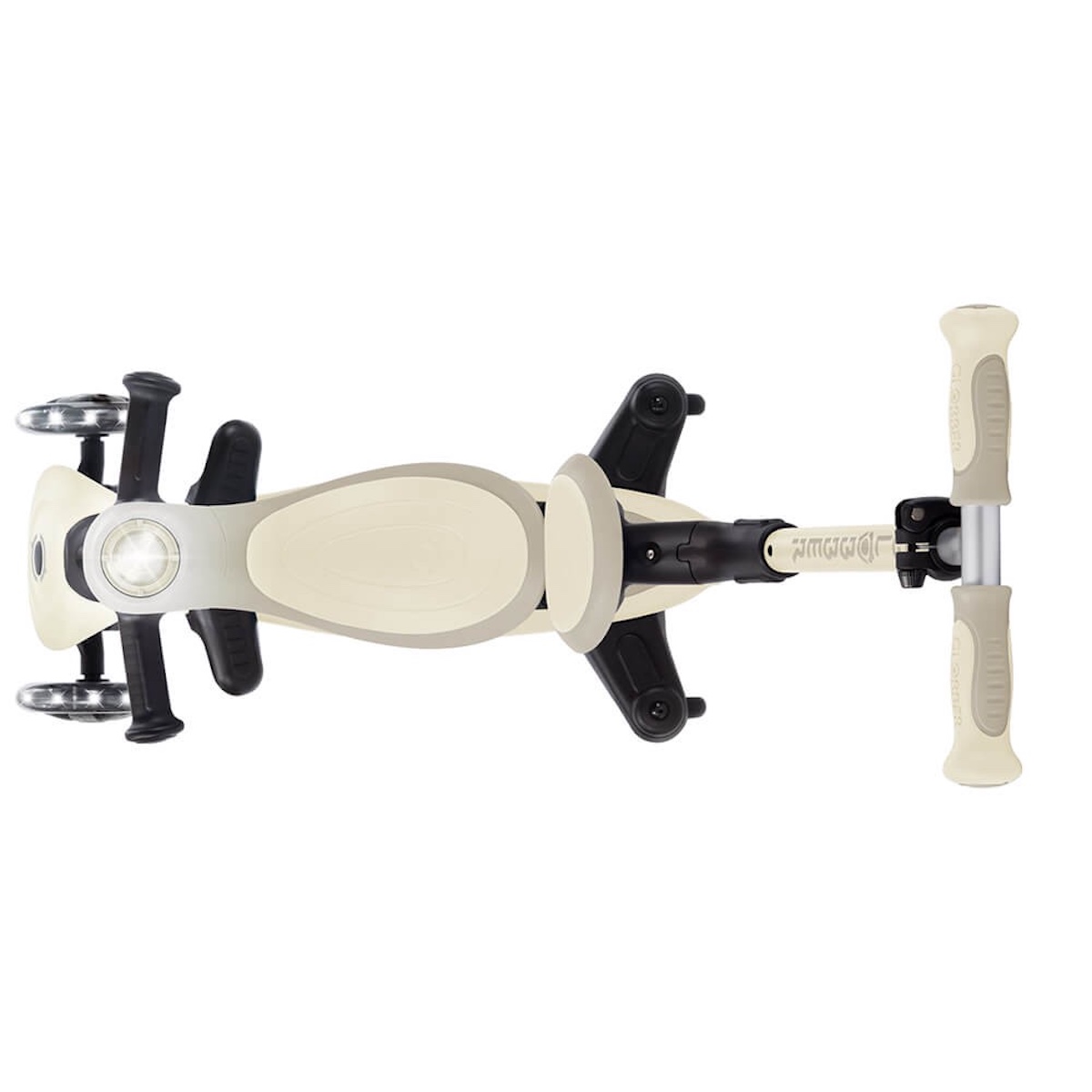 Evolutionärer Scooter GO UP BABY LIGHTS 360 Globber lights taupe