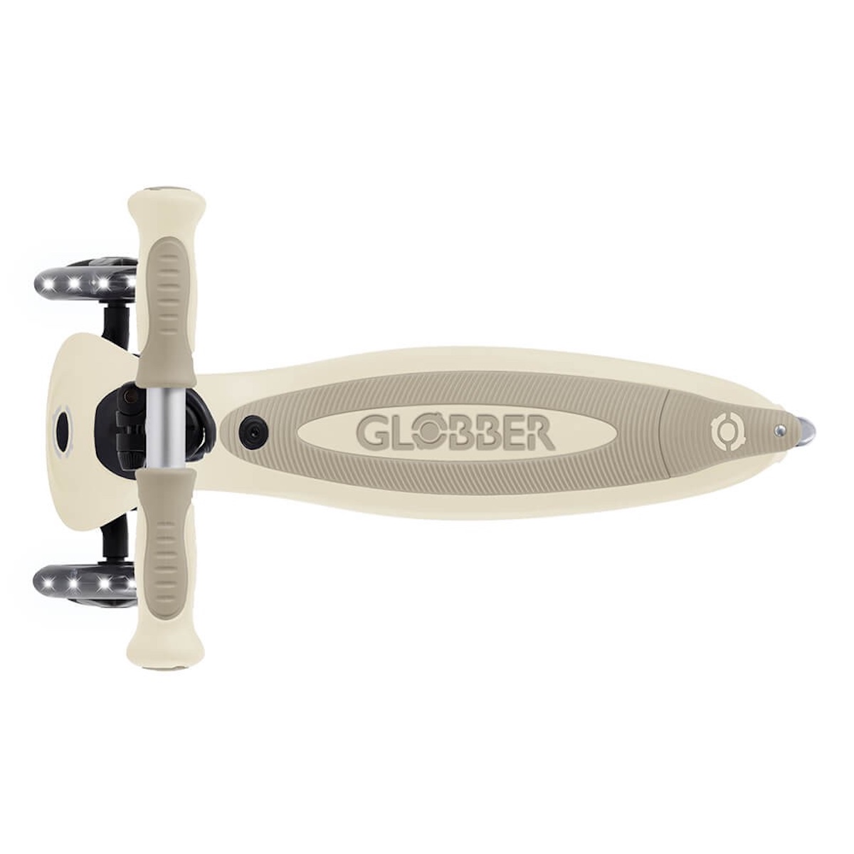 Evolutionärer Scooter GO UP BABY LIGHTS 360 Globber lights taupe