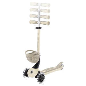 Evolutionärer Scooter GO UP BABY LIGHTS 360 Globber lights taupe