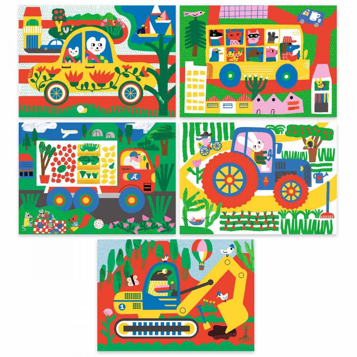 Fahrzeuge zum Entdecken Djeco