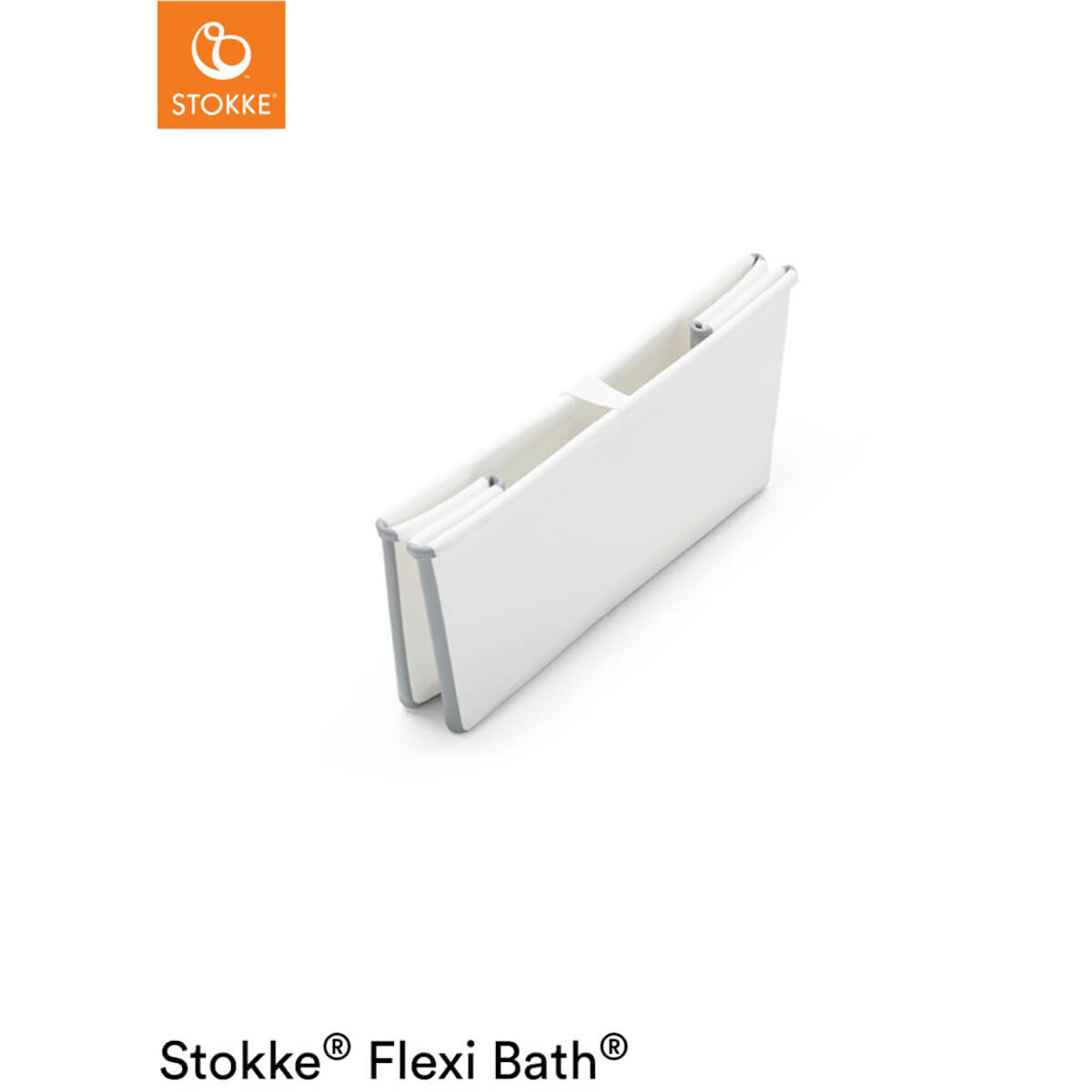 Faltbare Badewanne-Babysitz FLEXI BATH Stokke white