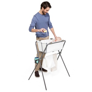 Faltbare Badewanne-Babysitz FLEXI BATH Stokke white