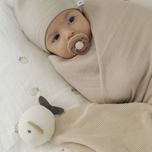 FISHES Strick-Schmusetuch Bamboom birch sand