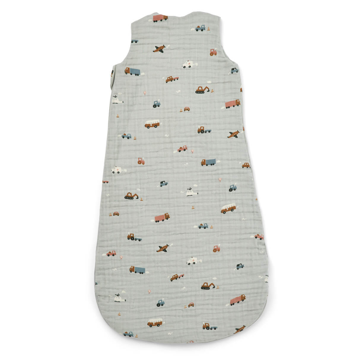 Flora sleeping bag 68/80 (6-12m) Liewood Vehicles Dove blue Drop 1/23