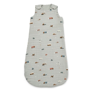Flora sleeping bag 68/80 (6-12m) Liewood Vehicles Dove blue Drop 1/23