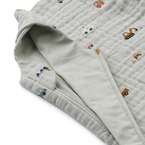 Flora sleeping bag 68/80 (6-12m) Liewood Vehicles Dove blue Drop 1/23