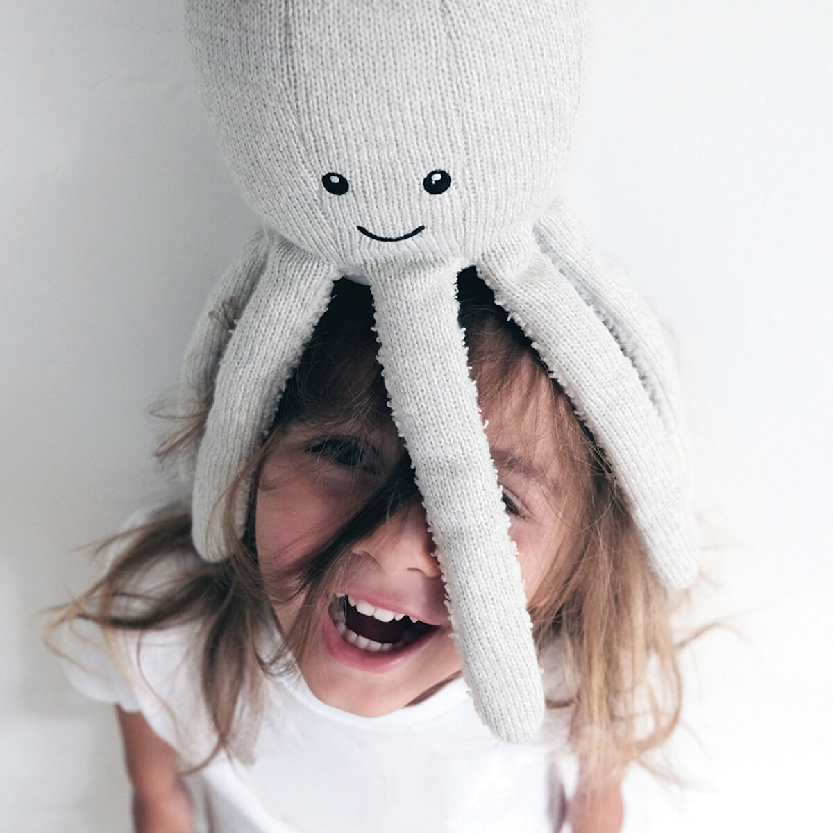Flow Amsterdam Soft toy - Bluetooth Lautsprecher - Octopus Olly - grey - One size