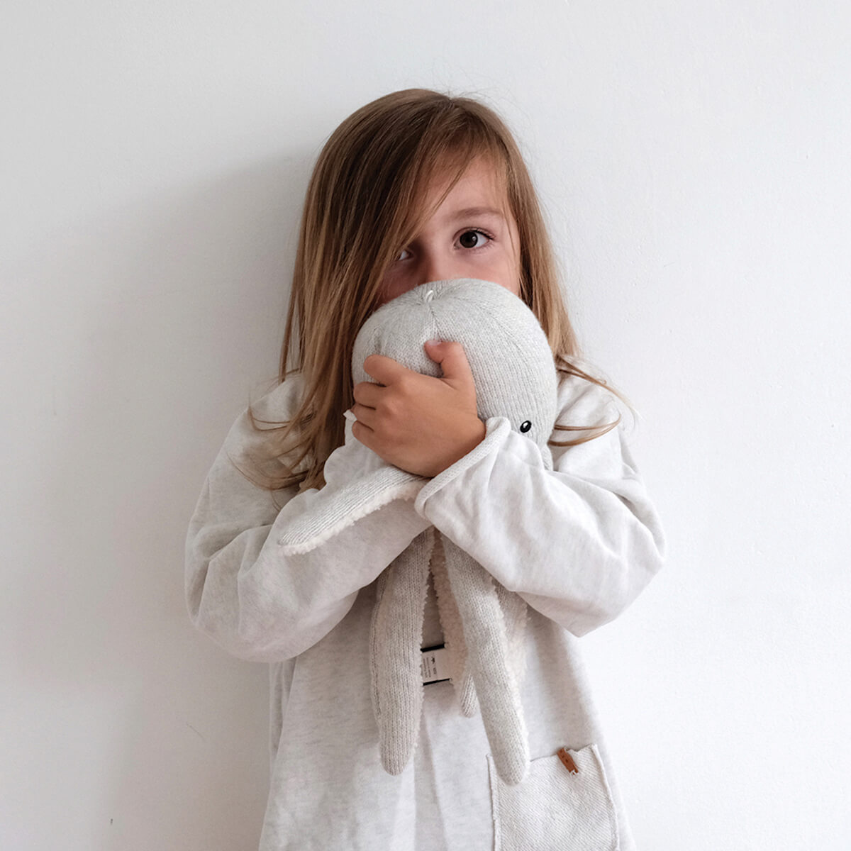 Flow Amsterdam Soft toy - Bluetooth Lautsprecher - Octopus Olly - grey - One size