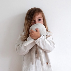 Flow Amsterdam Soft toy - Bluetooth Lautsprecher - Octopus Olly - grey - One size