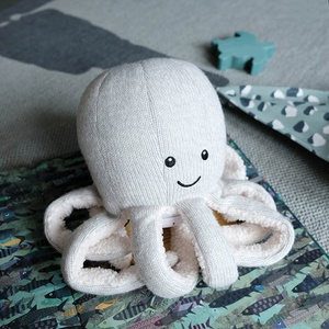 Flow Amsterdam Soft toy - Bluetooth Lautsprecher - Octopus Olly - grey - One size