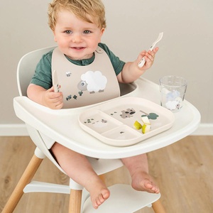 Foodie compartment plate Tiny farm Done by deer Sand