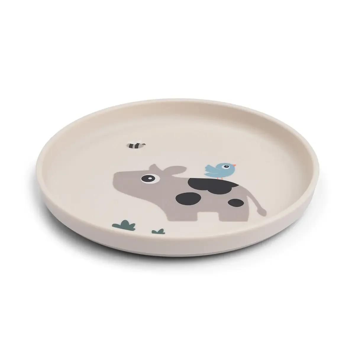 Foodie plate Tiny farm Done by deer Sand