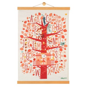 Foret ABC - affiche murale Lilliputiens