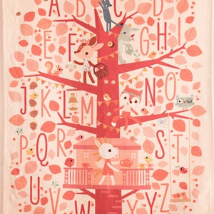 Foret ABC - affiche murale Lilliputiens