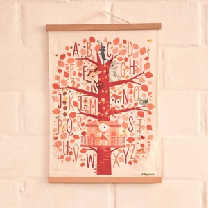 Foret ABC - affiche murale Lilliputiens