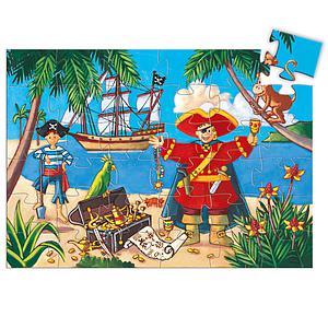 Formen Puzzle 36Stk The pirate and his treasure Djeco