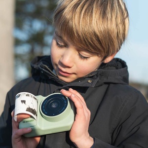 Fotoapparat Zoo Druck DINO VERT Zoofamilie