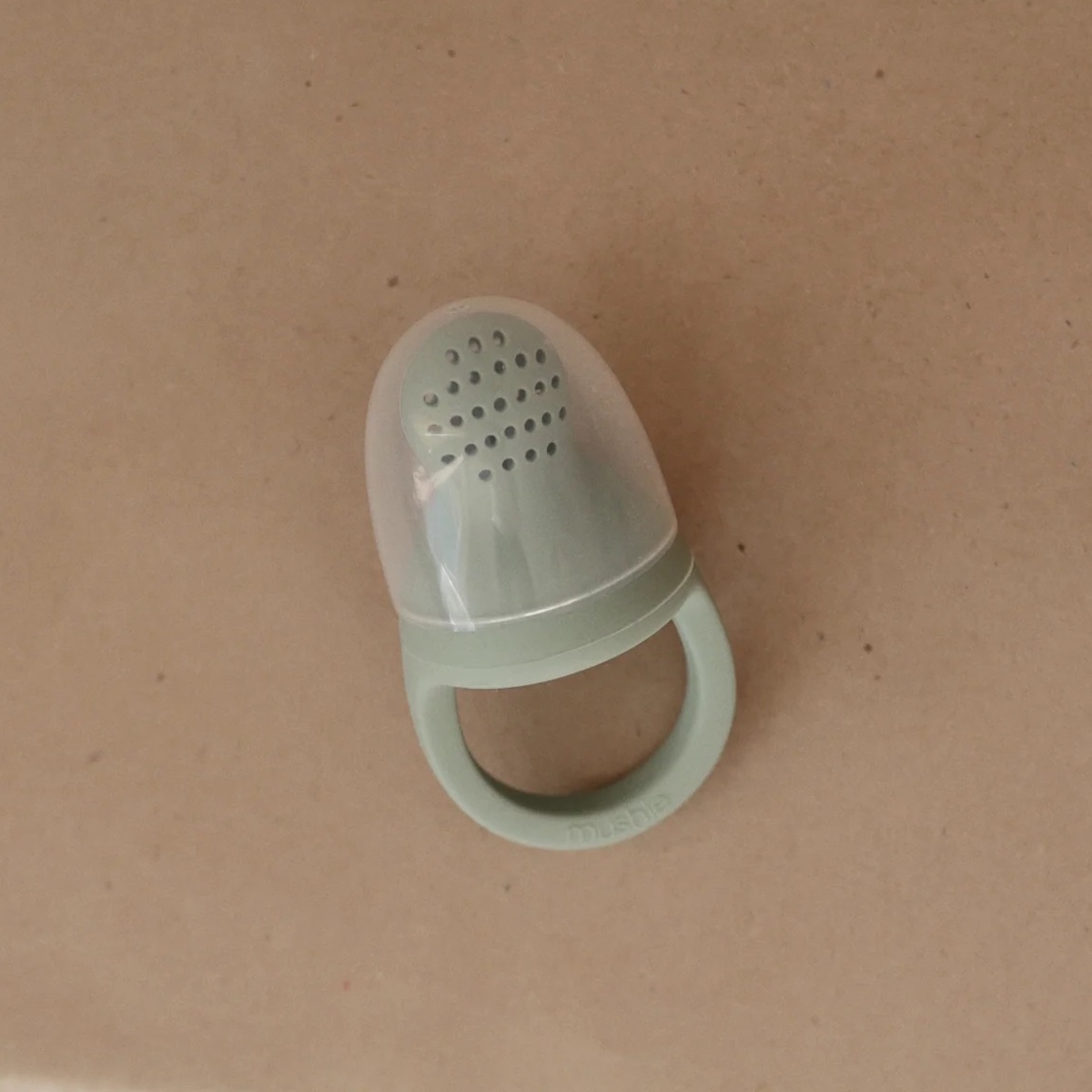 Frischfutterautomat Silikon 2tlg. Mushie Cambridge Blau 