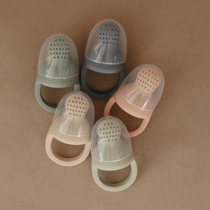 Frischfutterautomat Silikon 2tlg. Mushie Cambridge Blau 