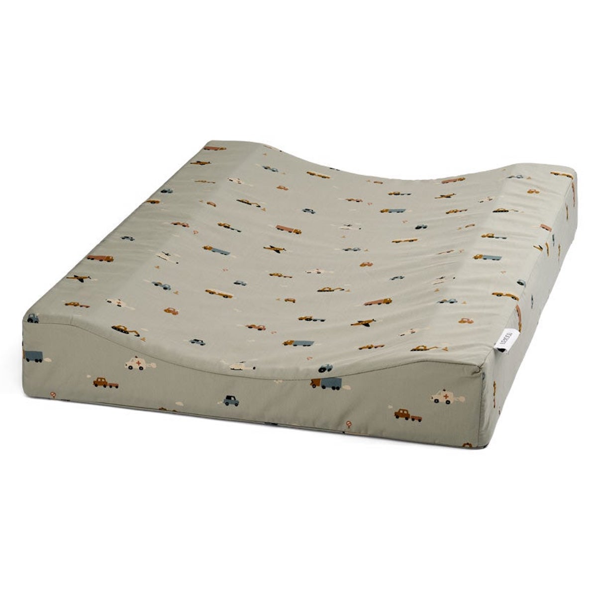 Fritz changing mat One Size Liewood Vehicles-dove blue mix NOOS