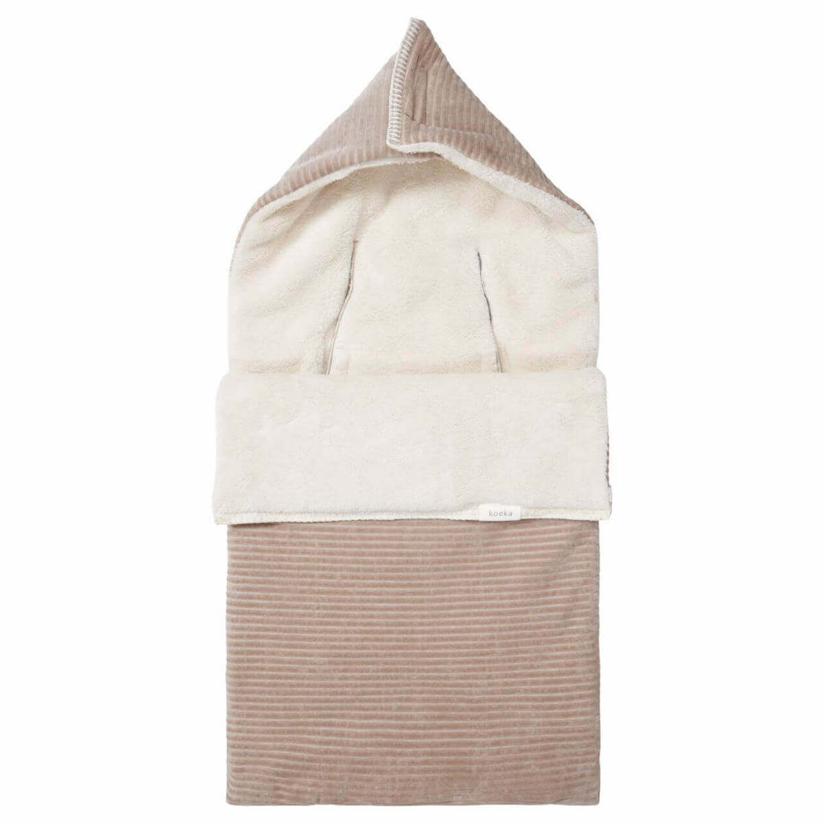 Fußsack für Autositz 0+ 3/5 Punkte teddy Vik Koeka