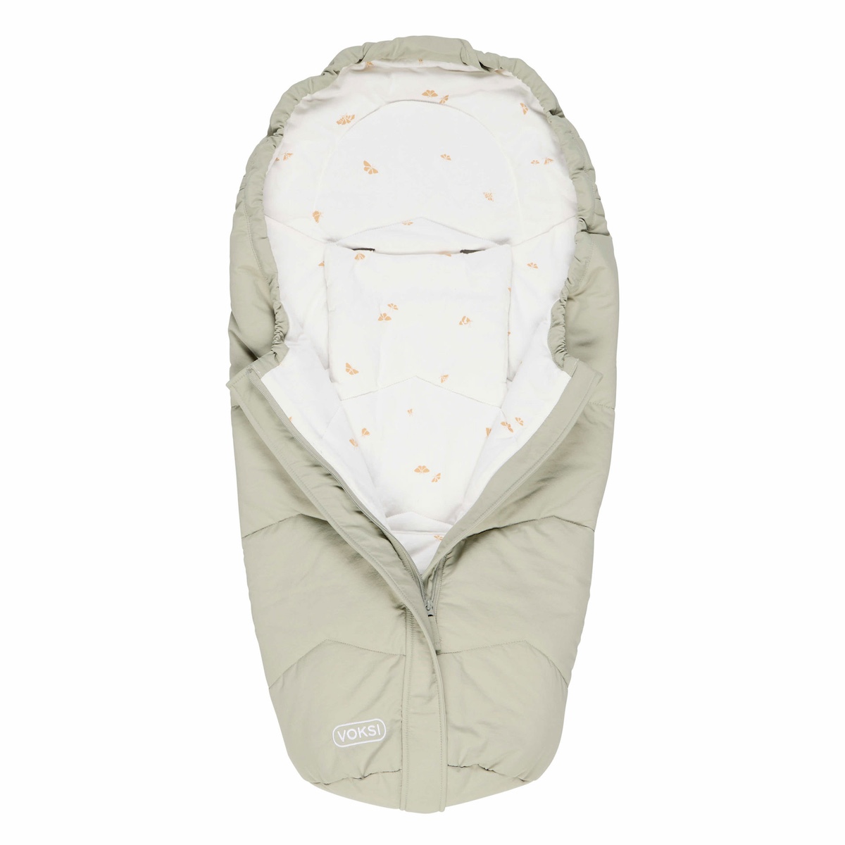 Fußsack für Kinderwagen MOVE LIGHT Voksi misty green wings