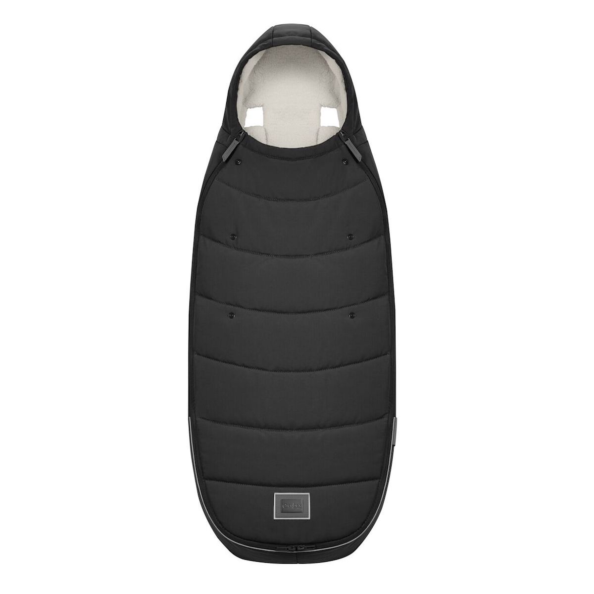 Fußsack PLATINUM Cybex Sepia Schwarz