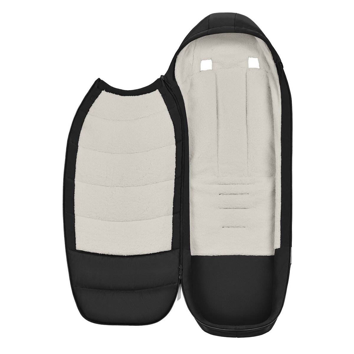 Fußsack PLATINUM Cybex Sepia Schwarz