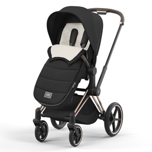 Fußsack PLATINUM Cybex Sepia Schwarz