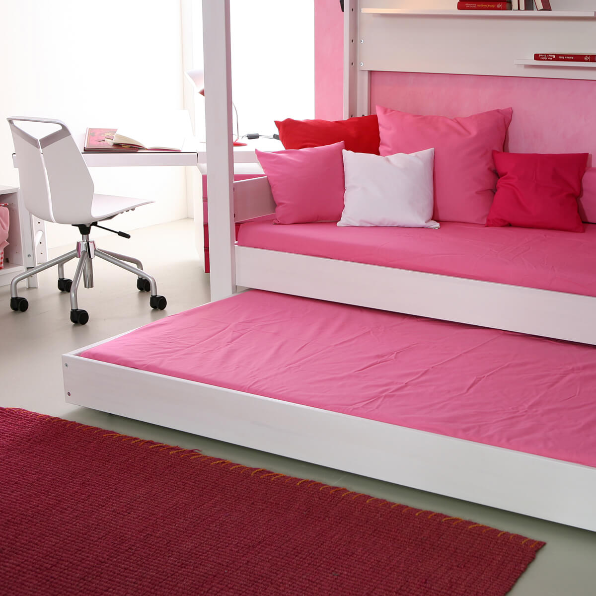 Gästebett-Auszug 90x185cm DESTYLE de Breuyn geweißt