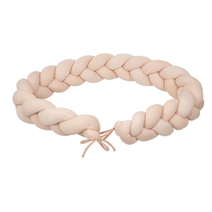 Geflochtener Bettumhang Rosa 200x15cm Bimbidreams