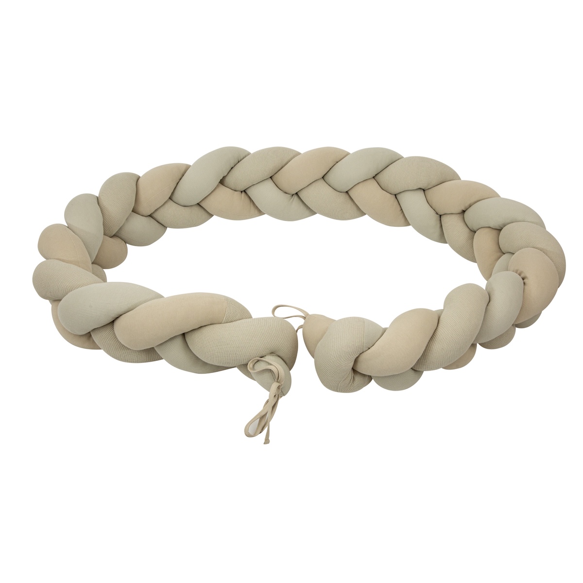 Geflochtener Bettumhang Verde 200x15cm Bimbidreams