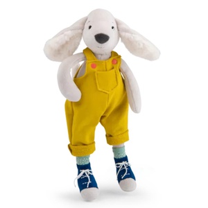 Gelber Pilou-Plüschhund von Puce & Pilou Moulin Roty